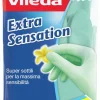 Vileda Guanti Extra Sensation 7/S Taglia Piccola colore Verde