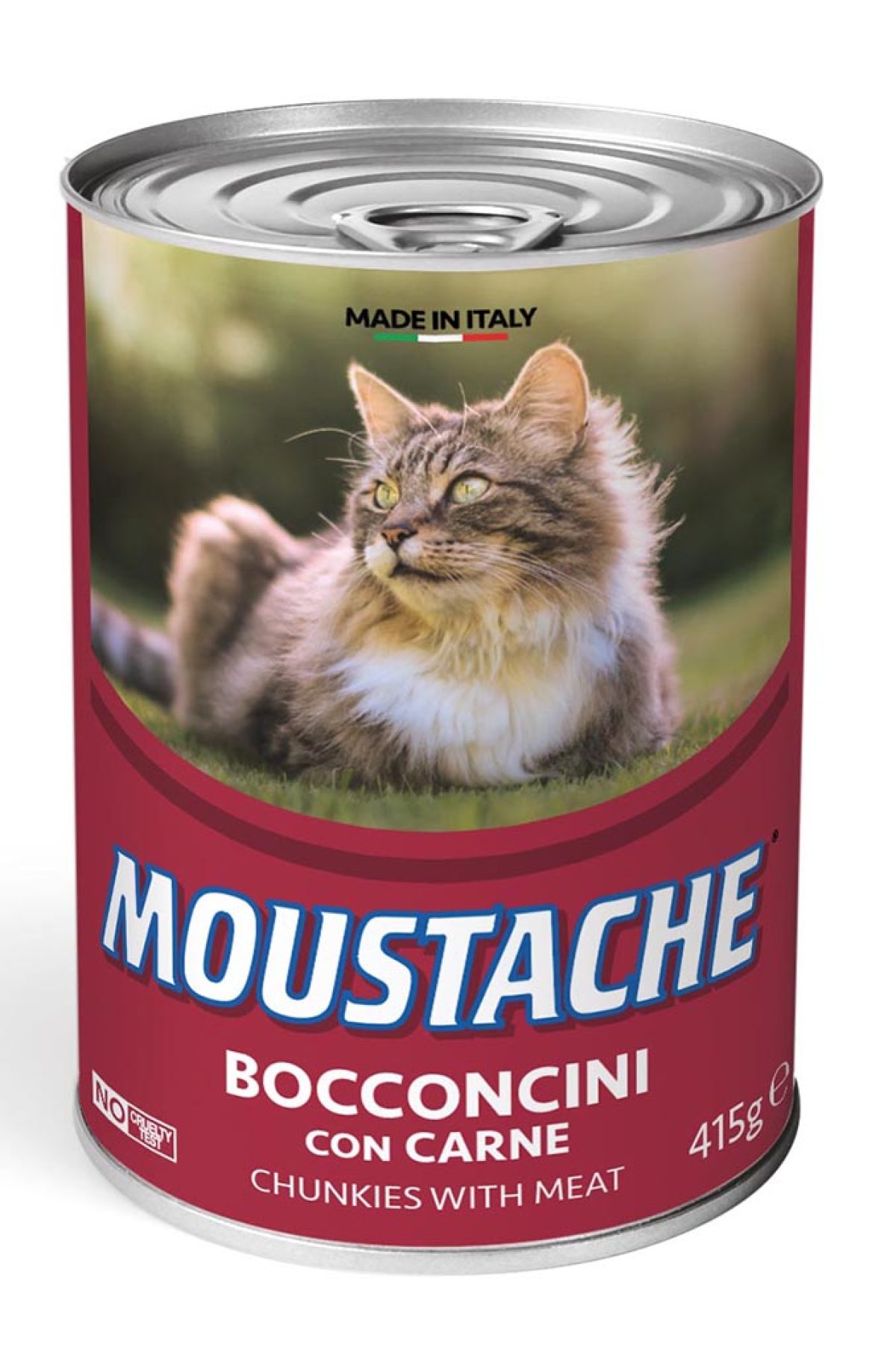 Moustache Adult Bocconcini con Carne 415gr