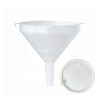 Imbuto bianco in plastica Ø 25 con filtro