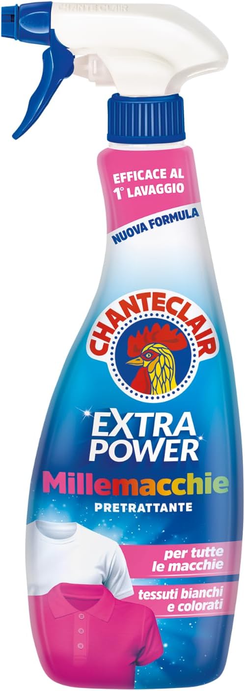 Chanteclair Millemacchie Extra Power, Smacchiatore Contro le Macchie più Frequenti, 500ml